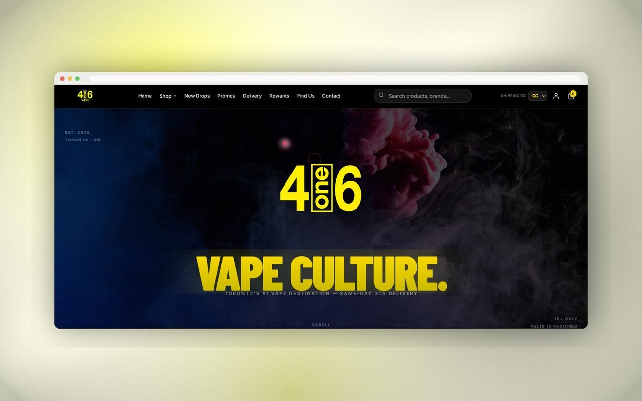 4one6 Vape screen 2